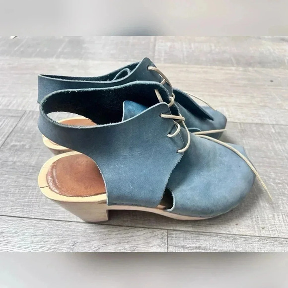 BRYR Sofie peep toe in battleship grey Shoes Size 8 - Picture 7 of 7